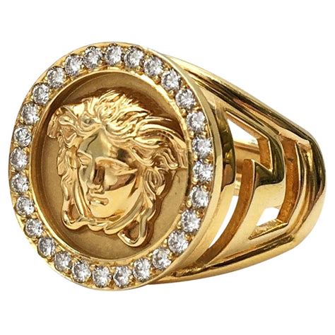 versace ring woman|versace gold rings for women.